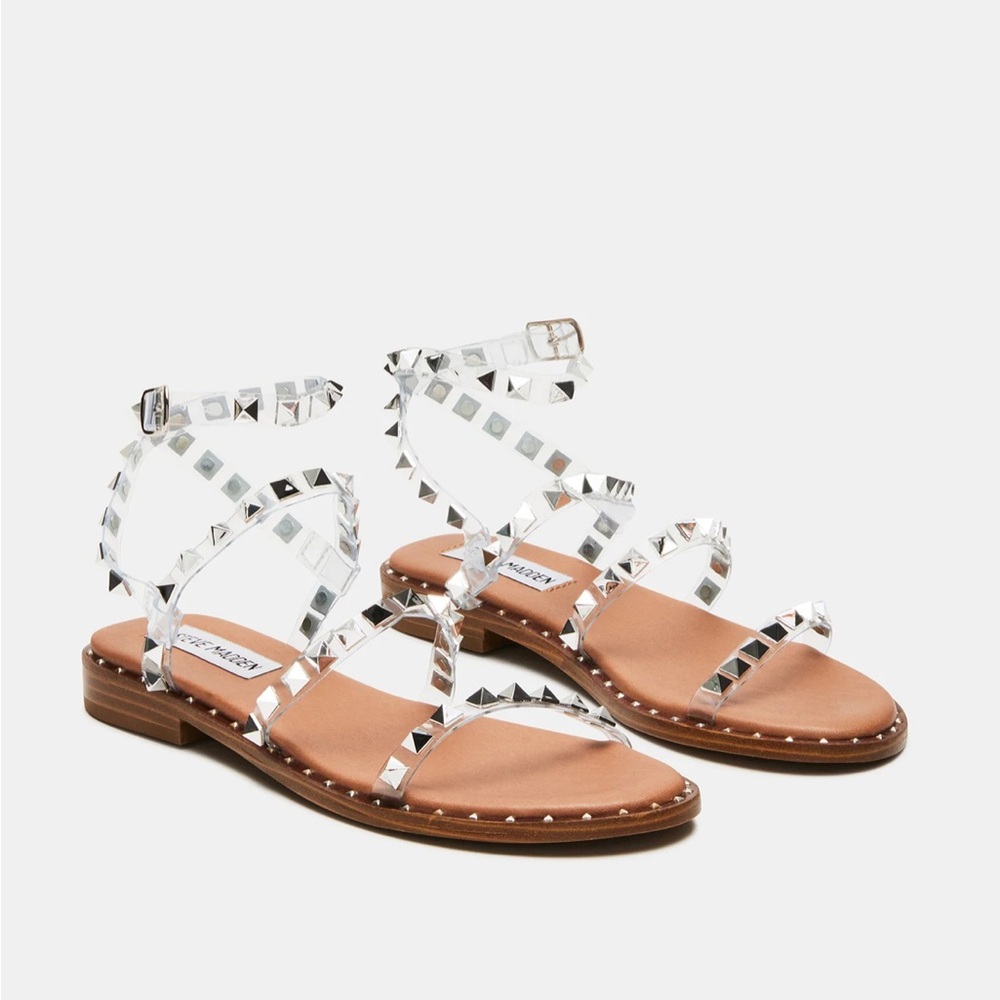 TRAVEL CLEAR SANDALS- Steve Madden